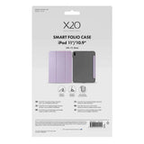 iPad 11" (2026 / 2025) / 10.9" (2024 / 2022) X2O Smart Folio Flip Case - Purple