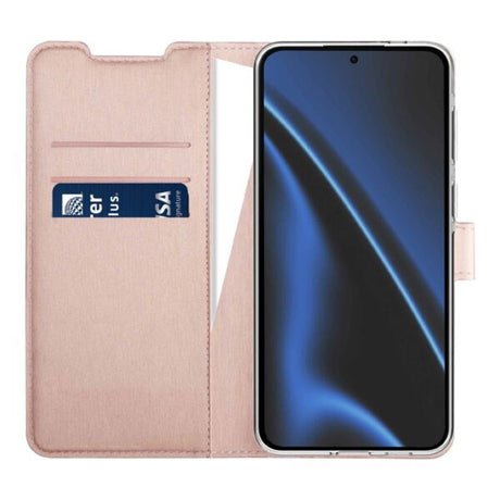 Samsung Galaxy A57 X2O Classic Wallet Flip Case - Rose Gold
