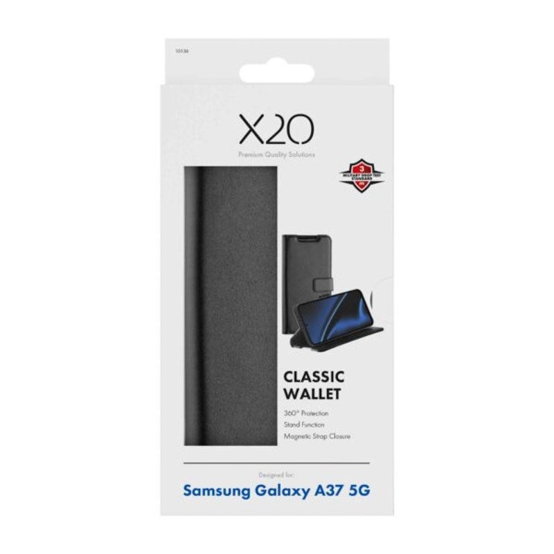Samsung Galaxy A37 X2O Classic Wallet Flip Case - Black