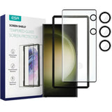 Samsung Galaxy S23 Ultra ESR Screen Shield Protection set w. 2 x Screen Protection and Camera Lens Protection - Transparent