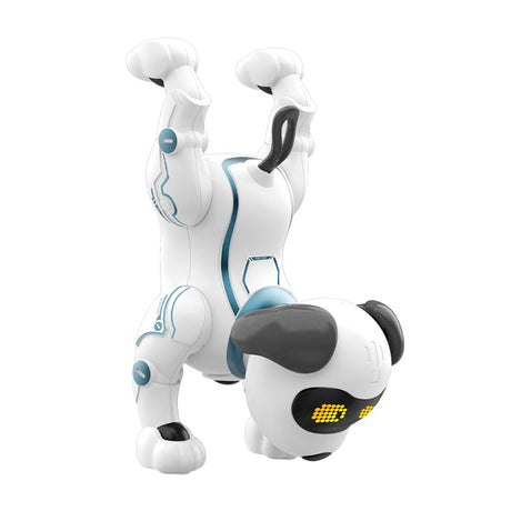 MaxLife Remote Control Toy Dog with Voice Control for Children - White