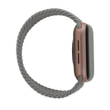 Apple Watch (38/40/SE/41/42mm) Elastic Fabric Smartwatch Strap - Size S - Grey