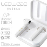 LEDWOOD Hubble True Wireless Headset In-Ear w. Microphone - White