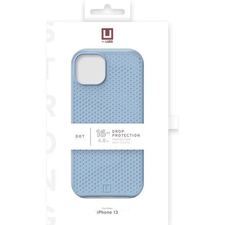 iPhone 13 UAG [U] Dot Series Silicone Tough Case - Cerulean