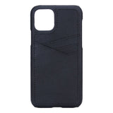 Essentials iPhone 11 Pro Leather Case with card holder - Black