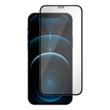 iPhone 12 Pro Max Essentials Tempered Glass Screen Protector – Transparent / Black Edge