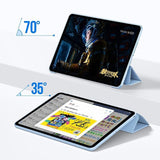 iPad 10.9" (2024/2022) Tech-Protect Smartcase Tri-fold - Blue