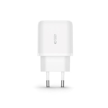 Tech-Protect Network 20W Wall charger with 1 x USB-C & 1 x USB-A - Power Delivery - White