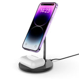 Tech-Protect A21 2-in-1 Wireless Charger 15W  - Black