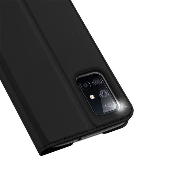 Samsung Galaxy M51 DUX DUCIS Skin X Protection Series Leather Flip Case - Black