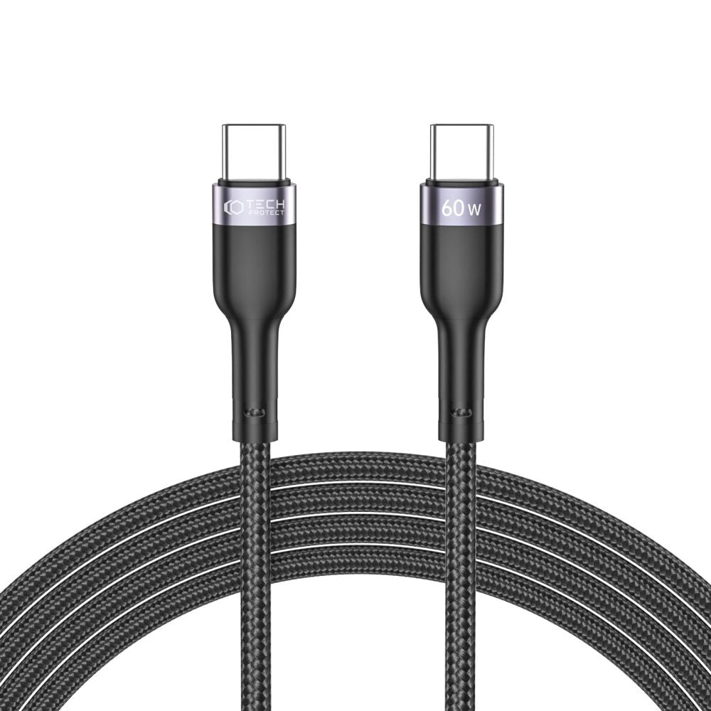 Tech-Protect Ultraboost USB-C to USB-C Cable PD60W/3A 2m - Black