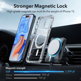 iPhone 15 ESR Air Armor Halolock Case - MagSafe Compatible - Transparent