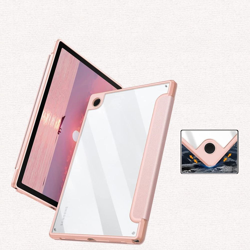 Samsung Galaxy Tab A8 10.5" (2021) Tech-Protect Smartcase Hybrid Tri-fold Case - Pink Marble