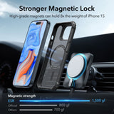 iPhone 15 ESR Air Armor Halolock Case - MagSafe Compatible - Matt Black