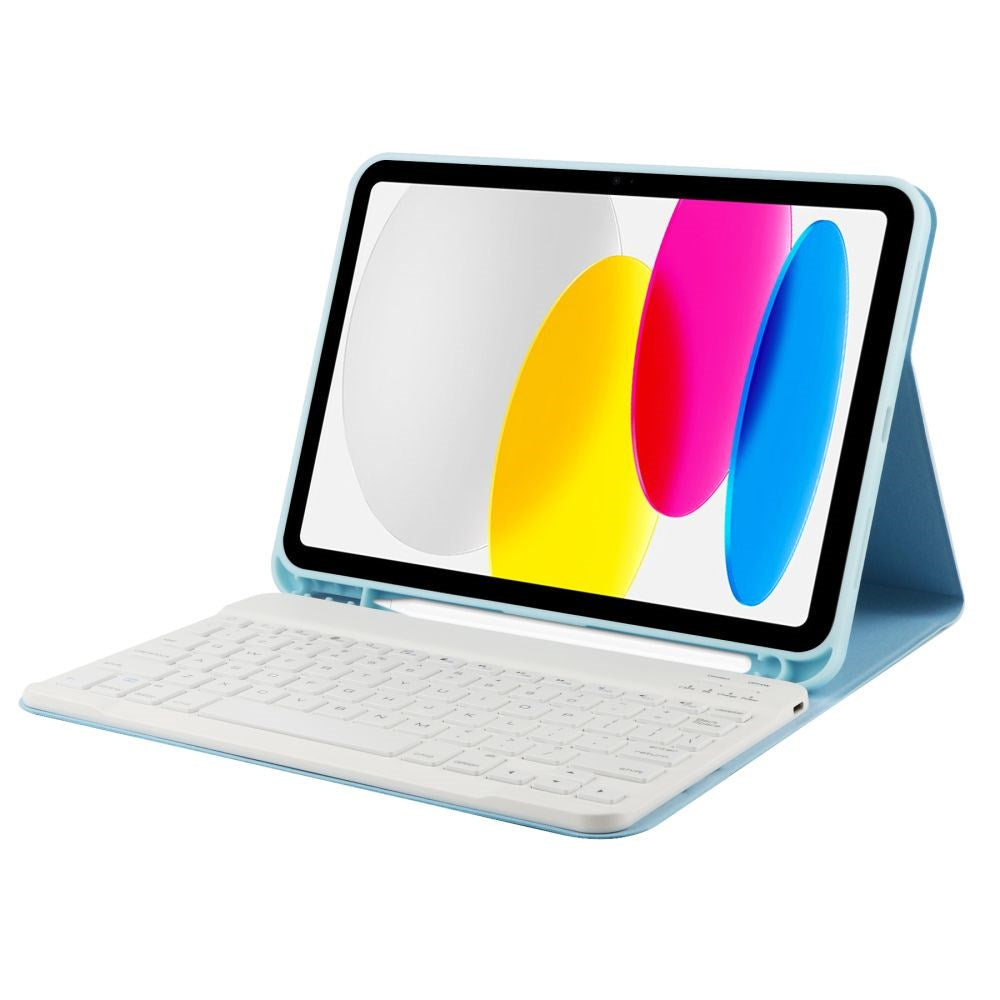 iPad 10.9" (2024/2022) Tech-Protect Keyboard Case With Pencil Holder - English Layout - Blue