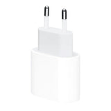 Original Apple PD (Power Delivery) 20W Wall Charger w. USB-C - White (MHJE3ZM/A)