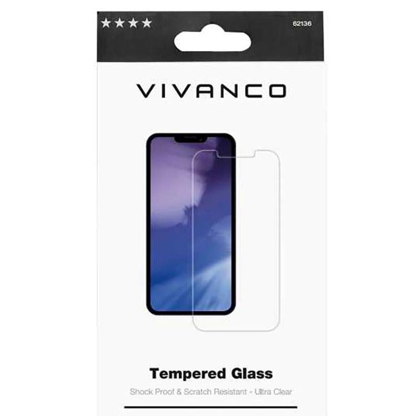 iPhone 12 Mini Vivanco Tempered Glass - Case-friendly - Screen Protector - Transparent