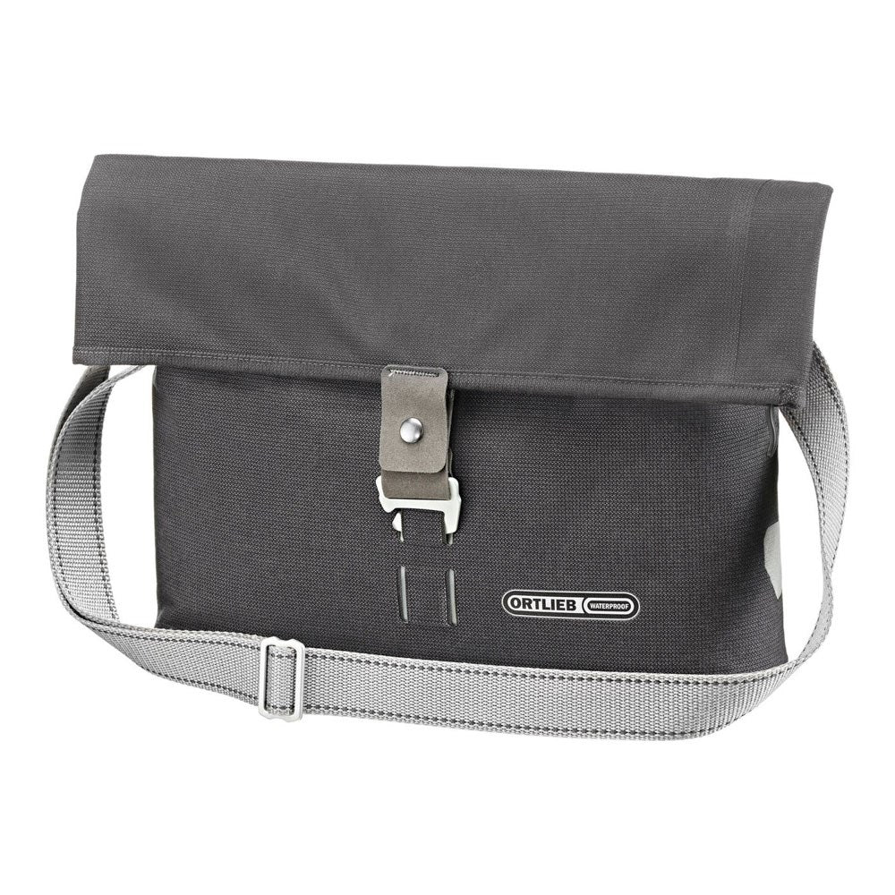 ORTLIEB Twin-City 9L 2-in-1 Bike Bag & Shoulder Bag (30 x 39 x 12cm) - Grey