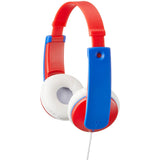 JVC Tinyphones HA-KD7 Kids Headset Max. 85dB w. Stickers - Red / Blue