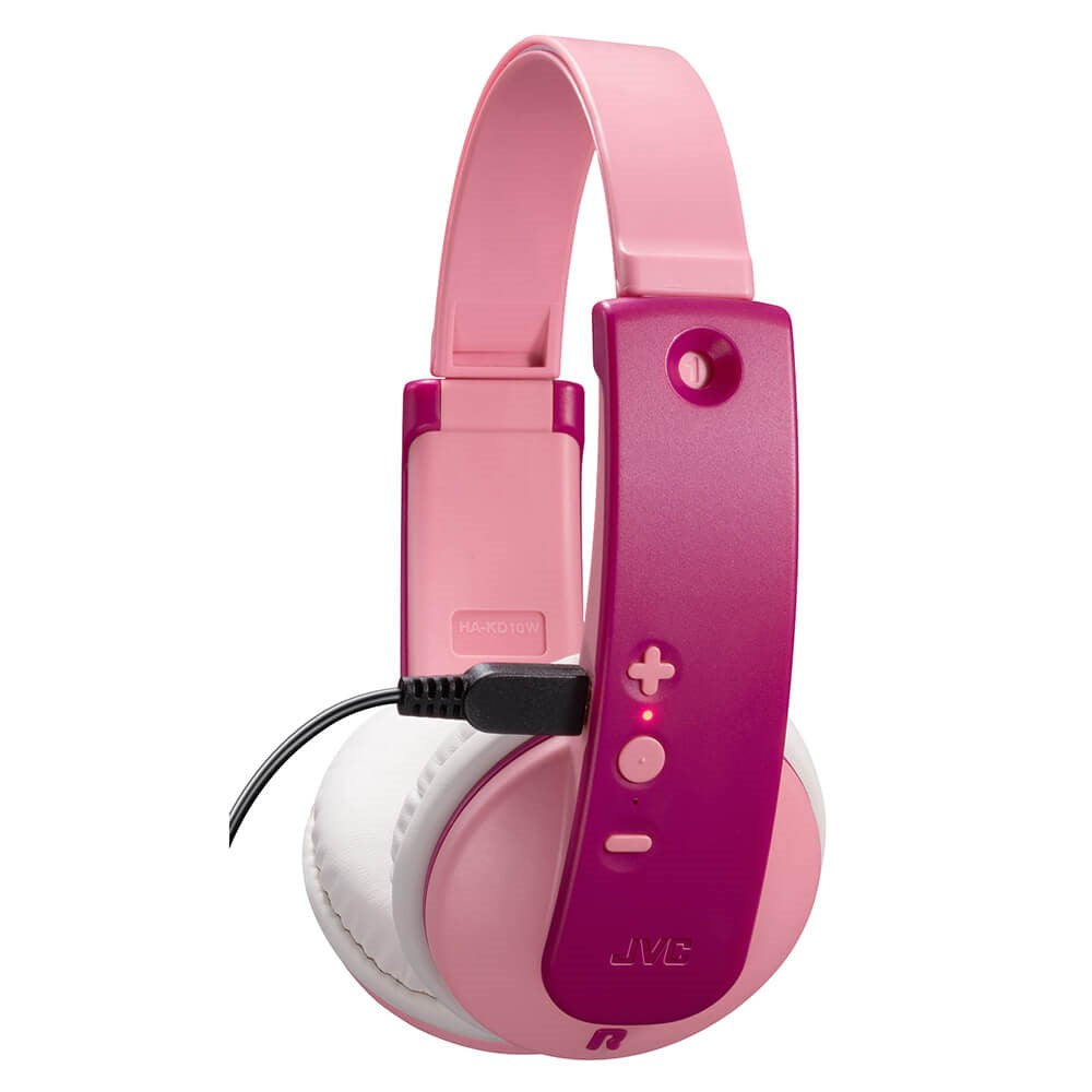 JVC Tinyphones HA-KD10W Wireless Kids Headset Max. 85dB w. Stickers - Pink