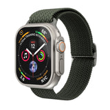 Vonmählen Apple Watch (38/40/SE/41/42mm) Woven Loop Nylon Watch Strap - Olive