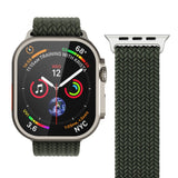 Vonmählen Apple Watch (38/40/SE/41/42mm) Woven Loop Nylon Watch Strap - Olive