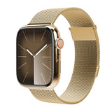 Vonmählen Apple Watch (42/44/SE/45/46/49mm) Milanese Loop 2 Stainless Steel Strap - Gold