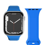 Vonmählen Apple Watch (42/44/SE/45/46/49mm) Classic Band 2 Recycled Silicone Strap - Blue