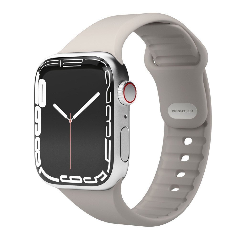 Vonmählen Apple Watch (42/44/SE/45/46/49mm) Classic Band 2 Recycled Silicone Strap - Gray