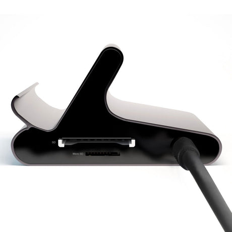 4smarts 7-in-1 USB-C Hub Universal Stand for Mobile & Tablet - Grey