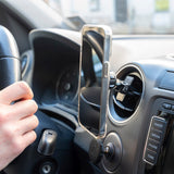 4smarts UltiMag Clamp MagSafe Compatible Phone Holder for Car - Black