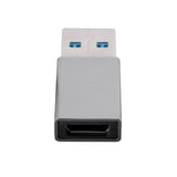 4smarts USB-C to USB-A Adapter - USB 3.0 - 2 pcs. - Grey