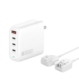 4smarts GaN Flex Pro Travel Charger - 100W / 3x USB-C & 1x USB-A - White
