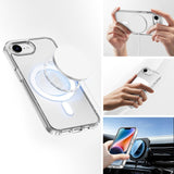 iPhone 16e 4Smarts 360° Protection Set with Case & Screen Protection Glass - MagSafe Compatible - Transparent