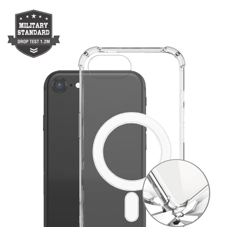 iPhone 16e 4smarts Ibiza Hybrid Case - MagSafe Compatible - Transparent