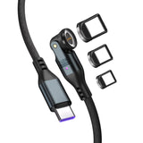 4smarts GravityCord Magnetic Cable with USB-C - 240W - 1.8m - Black