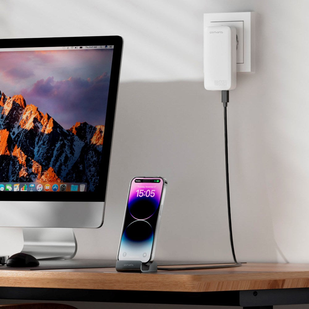4smarts 60W Charging Station USB-C - Grey