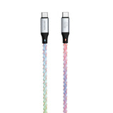 4smarts RGBCord USB-C Cable 60W - 1.5m - Multicolored