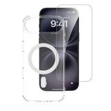 iPhone Air 4Smarts 360° Protection Set with Case & Screen Protection Glass - MagSafe Compatible - Transparent