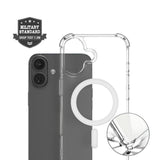 iPhone 17 4Smarts IBIZA Hybrid Case - MagSafe Compatible - Transparent