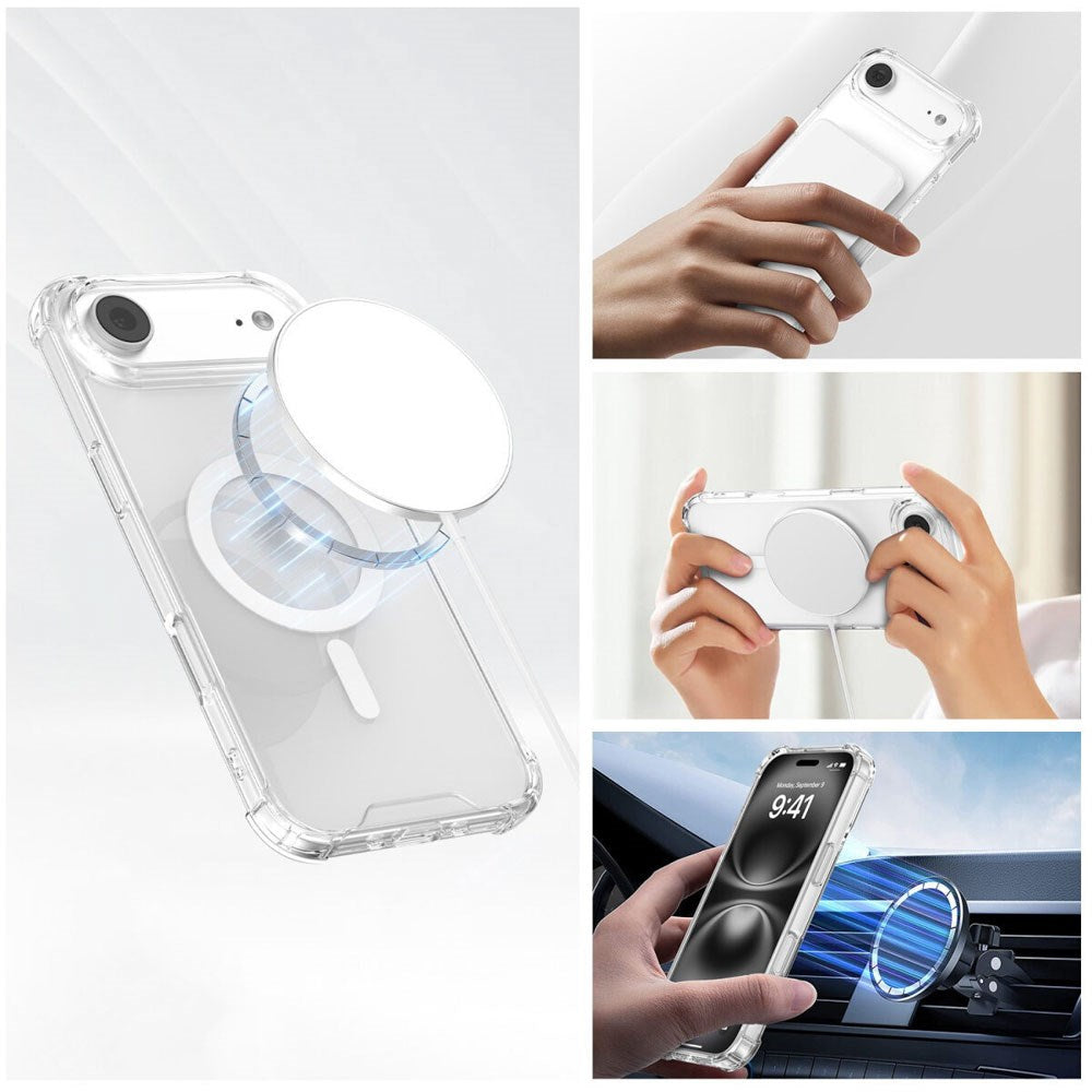 iPhone Air 4Smarts IBIZA Hybrid Case - MagSafe Compatible - Transparent