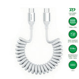 4smarts 240W USB-C to USB-C Cable - 50cm - White