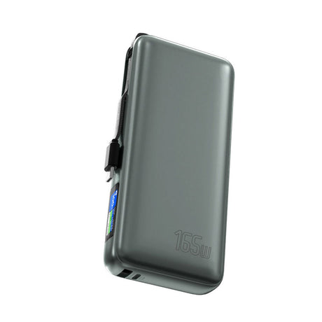 4smarts Enterprise 20,000mAh 165W Powerbank with Built-in USB-C Cable - Grey