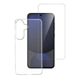 Samsung Galaxy S26+ (Plus) 4smarts 360° Protection Set with Case & Screen Protector Glass - Transparent