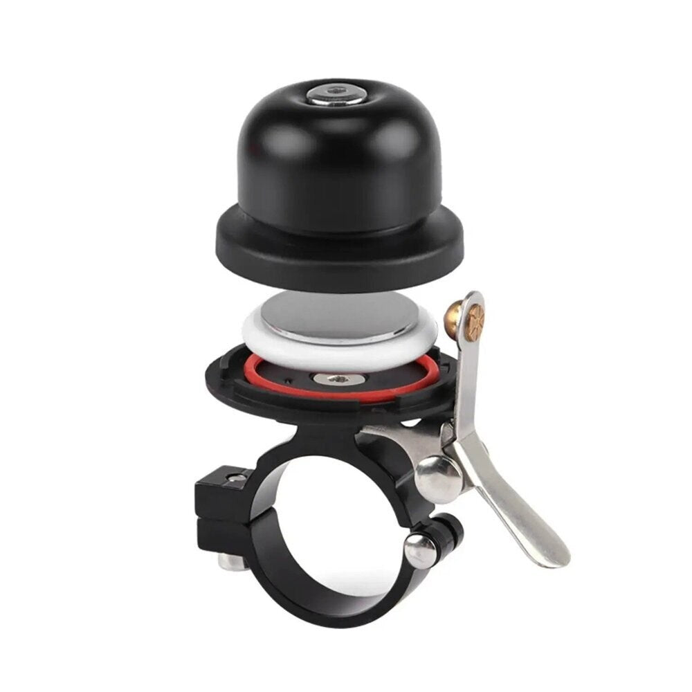 4smarts SkyTag GPS Tracker incl. Bell for Bicycle - Apple Find My & Android Find Hub - White / Black