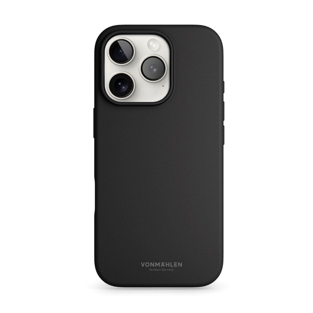 Vonmählen iPhone 16 Pro Max Eco Silicone Case - MagSafe Compatible - Black