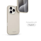 Vonmählen iPhone 16 Pro Eco Silicone Case - MagSafe Compatible - Cream