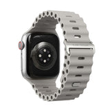 Vonmählen Apple Watch (42/44/SE/45/46/49mm) Wave Band 2 Recycled Silicone Strap - Gray