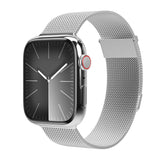 Vonmählen Apple Watch (42/44/SE/45/46/49mm) Milanese Loop 2 Stainless Steel Strap - Silver