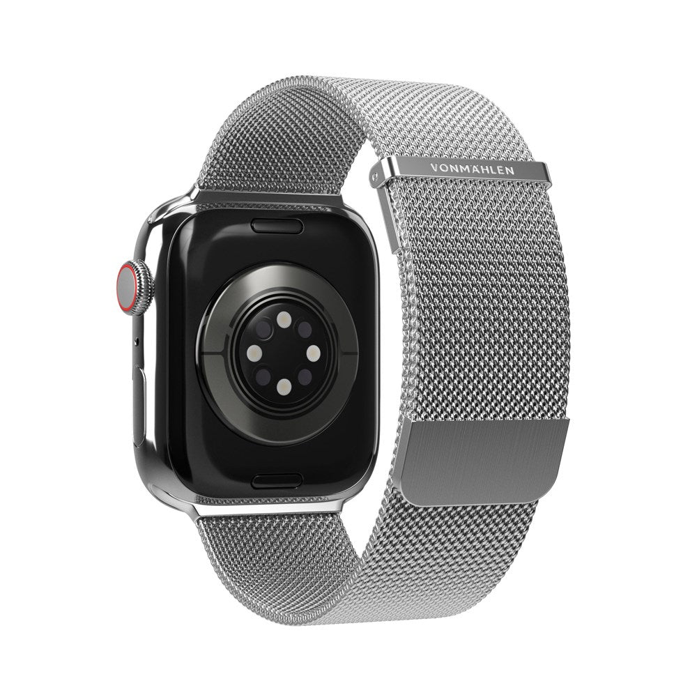 Vonmählen Apple Watch (42/44/SE/45/46/49mm) Milanese Loop 2 Stainless Steel Strap - Silver